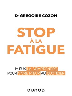 cover image of Stop à la fatigue chronique !